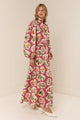 Ida Linen Blend Floral Shirt Dress