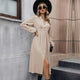 Karenza V-Neck Button Front Midi Dress