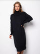 Moncelia Vibeke Turtleneck Knit Sweater Dress