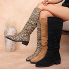 Moncelia Fleur Slouchy Faux Suede Knee-High Boots