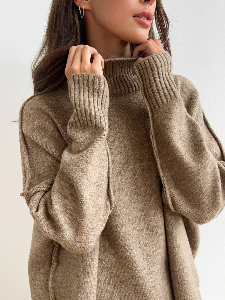Moncelia Samira Turtleneck Knit Sweater & Pants Set