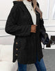 Moncelia Embla Hooded Sherpa Fleece Button Jacket