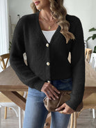 Moncelia Talise Faux Mink Pearl Cardigan