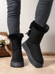 Fabienne Bow Back Plush Cuff Snow Boots