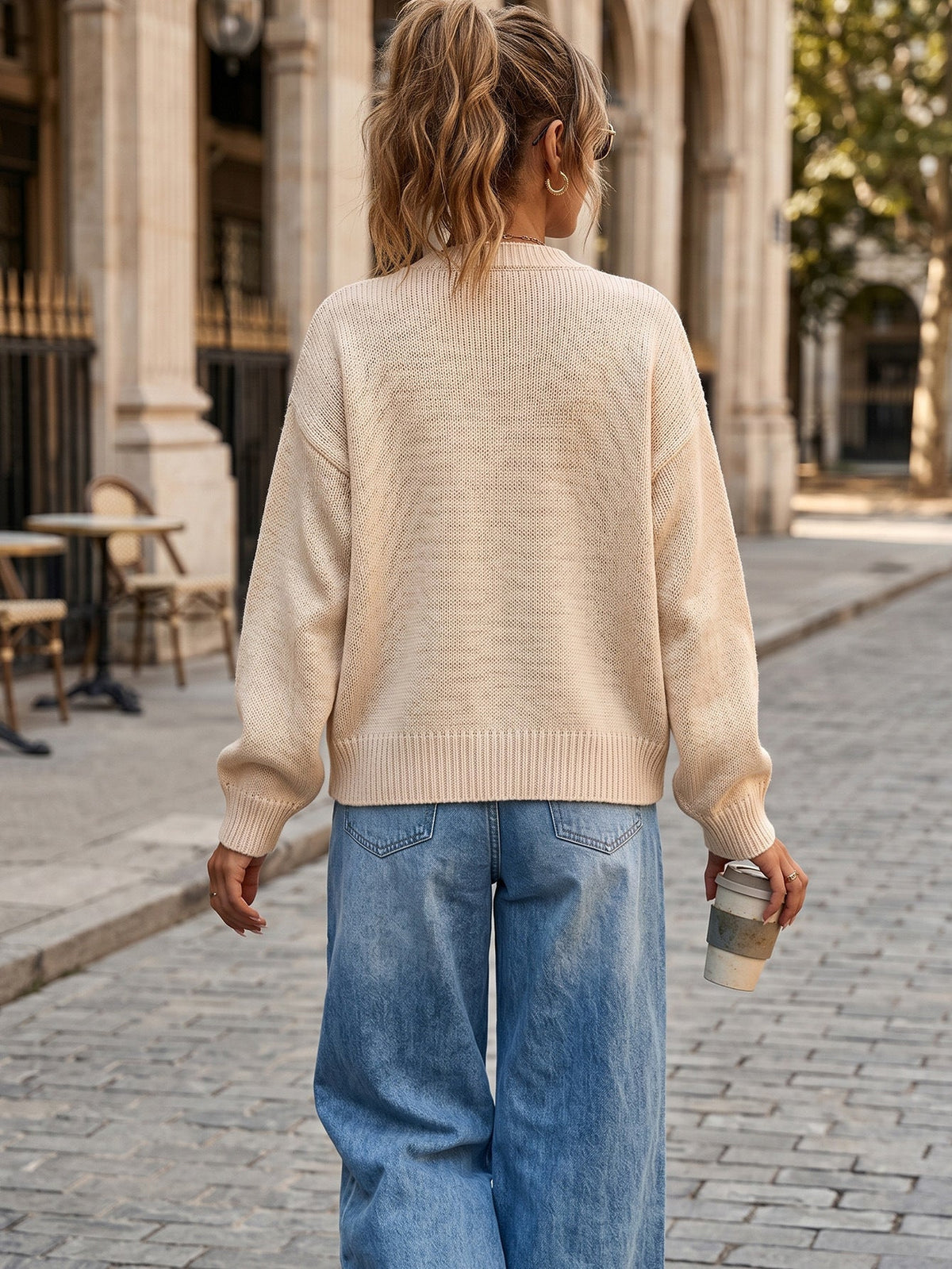 Moncelia Caelia Open Knit Cardigan