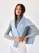 Moncelia Dagny Cotton-Blend Ribbed Knit Turtleneck Sweater