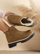 Delaney Plush Lined Side Zip Ankle Boots