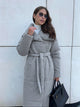 Kalina Belted Shawl Collar Puffer Coat