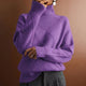 Moncelia Mafalda Diamond Knit Turtleneck Sweater