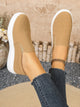Poppy Faux Suede Platform Slip-On Sneakers