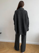 Moncelia Samira Turtleneck Knit Sweater & Pants Set