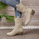 Moncelia Bianca Embroidered Mid-Calf Western Boots