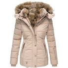 Moncelia Liesl Quilted Faux Fur Hood Puffer Jacket