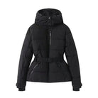 Moncelia Dafne Belted Hooded Quilted Puffer Jacket