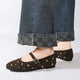 Moncelia Verina Studded Faux Suede Mary Jane Flats