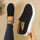 Margo & Main – Janna black platform slip-on sneakers, padded collar detail, US women's sizes