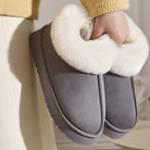 Moncelia Noor Faux-Fur Lined Platform Slipper Booties