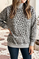 Belinda Leopard Mock Neck Sweatshirt