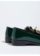 Moncelia Beatrice Patent Fringe Loafers