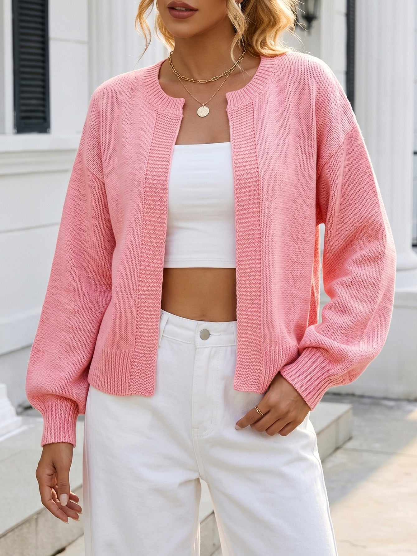 Moncelia Caelia Open Knit Cardigan