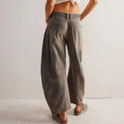 Moncelia Kathleen Sculpted Barrel Leg Denim Jeans