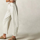 Moncelia Kathleen Sculpted Barrel Leg Denim Jeans