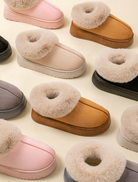 Moncelia Noor Faux-Fur Lined Platform Slipper Booties