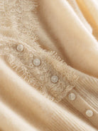 Moncelia Amelia Cashmere-Blend Lace Cardigan