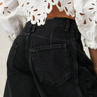 Moncelia Kathleen Sculpted Barrel Leg Denim Jeans