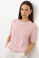 Moncelia Tullia Seamless Crew Neck Knit Pullover