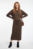 Moncelia Hedvig Knit Sweater and Midi Skirt Set