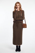 Moncelia Hedvig Knit Sweater and Midi Skirt Set