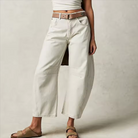 Moncelia Kathleen Sculpted Barrel Leg Denim Jeans