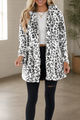 Francine Leopard Faux Fur Longline Coat