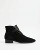 Moncelia Fabia Pointed-Toe Faux Suede Ankle Boots