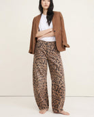 Moncelia Kathleen Sculpted Barrel Leg Denim Jeans