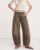 Moncelia Kathleen Sculpted Barrel Leg Denim Jeans