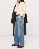 Moncelia Kathleen Sculpted Barrel Leg Denim Jeans