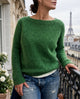 Tamara Brushed Knit Boat Neck Sweater