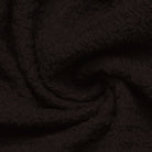 Margo & Main chocolate textured knit maxi dress — close-up of the crinkled knit texture