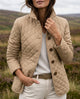 Rhona Diamond Quilted Button Jacket