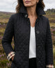 Rhona Diamond Quilted Button Jacket