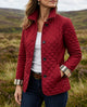 Rhona Diamond Quilted Button Jacket