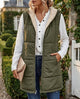 Saoirse Sherpa Lined Longline Vest