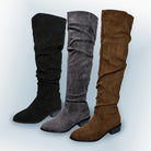 Moncelia Giulia Slouchy Faux Suede Over-the-Knee Boots