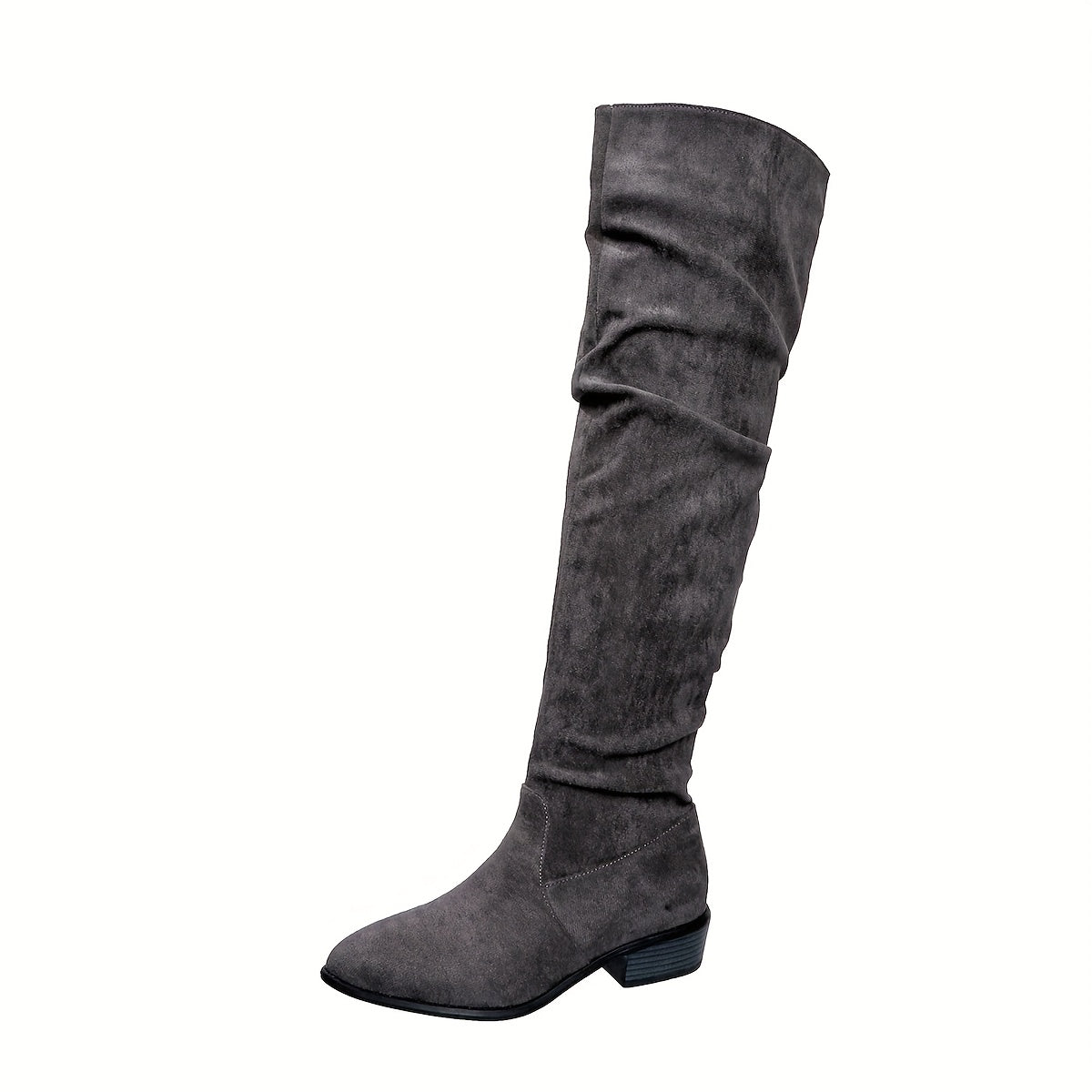 Moncelia Giulia Slouchy Faux Suede Over-the-Knee Boots