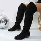 Moncelia Giulia Slouchy Faux Suede Over-the-Knee Boots