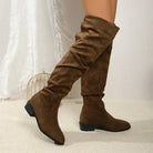 Moncelia Giulia Slouchy Faux Suede Over-the-Knee Boots