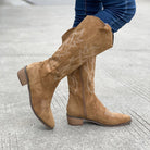 Moncelia Jehanne Embroidered Knee-High Western Boots