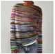 Moncelia Soline Fair Isle Yoke Crew Neck Sweater